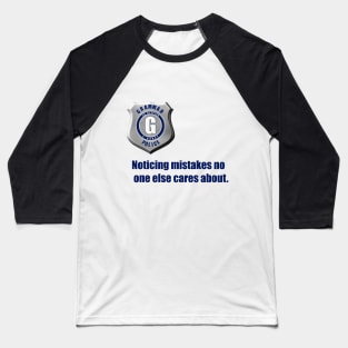 Grammar Police Baseball T-Shirt